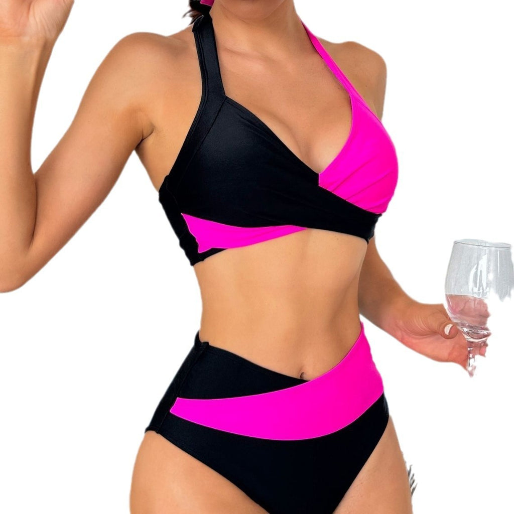 High waist Halter Set