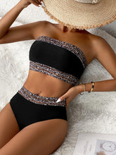 Load image into Gallery viewer, Tube Top Two-piece Bikini Set

