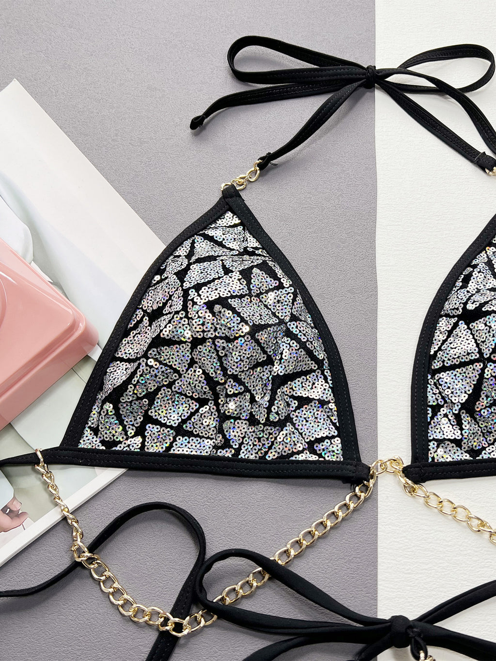 Iron Chain Bikini Suit