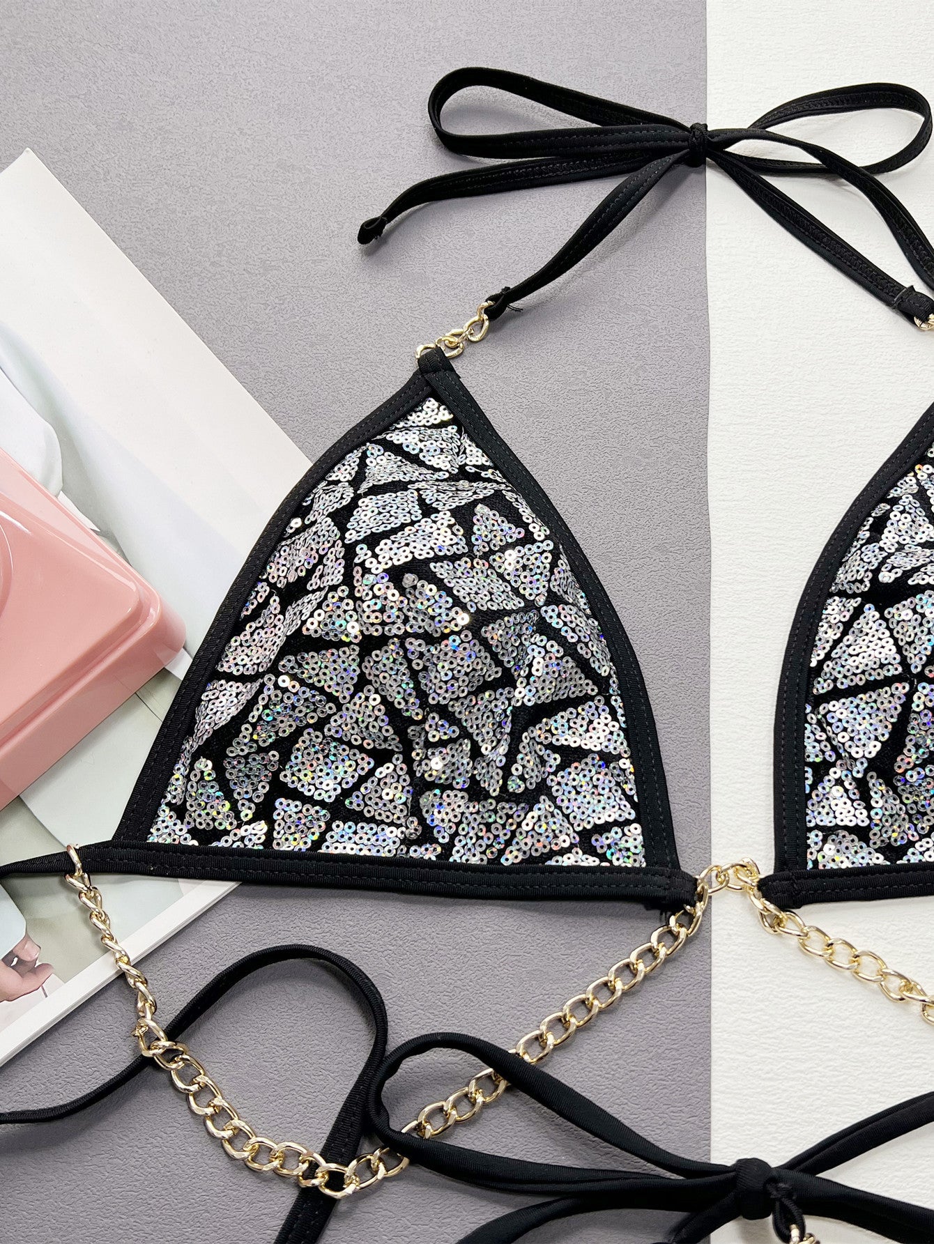 Iron Chain Bikini Suit